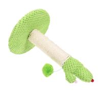 Homoyoyo Rascador para Gatos Forma de Cactus Alto con Estructura Natural de Sisal para Gatitos y Gatos Juguete Interactivo Resistente y Seguro para Interiores