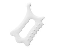 Homoyoyo Raspador De Masaje Corporal Gua Sha Resina Blanco 1 Unidad Pequeño Compacto Portátil Para Masaje Muscular Facial y Corporal Uso Total