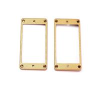 Homoyoyo Recolección De 1 Par De Anillos De Montaje Para Pastillas De Metal Humbucker - Tapa De Marco Para Reemplazo De Guitarras Eléctricas - Color Bronce Ideal Para Mejorar El Sonido y