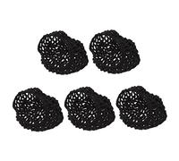 Homoyoyo Redecilla De Malla Cabello 5 Unidades Talla Única Color Negro Red De Crochet Transpirable Para Mujeres Que Duermen
