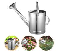 Homoyoyo Regadera Metálica de 5 litros Asa Ergonómica y Boquilla de Hierro para Riego Preciso Adecuado para Plantas de Interior y Exterior Pulverizador para Jardín y Macetas