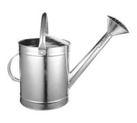 Homoyoyo Regadera para Plantas de Interior de 5 litros Boquilla Larga Cuerpo de Hierro Inoxidable Grueso Mango Metálico Ergonómico para Jardín y Macetas Adecuado para Riego Casa y