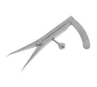 Homoyoyo Regla de Medición de Párpados de Acero Inoxidable con Cabeza Curva y Tornillo para Precisión Cirugía Ocular y Estética de Doble Párpado