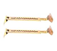 Homoyoyo Regulador de Altura Telescópico para Camilla de Belleza Mecanismo Ajustable Barra de Elevación y Soporte de Bisagra Triangular 10 Posiciones para SPA y Salón Profesional