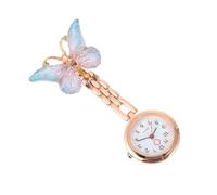 Homoyoyo Reloj de Bolsillo para Enfermera Clip de Moda Creativa Diseño de Alas Reloj de Enfermera de Cuarzo para Uso Sala de Clase