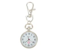 Homoyoyo Reloj de Bolsillo Reloj de Enfermera Moderno de Aleación Metálica y Vidrio, Plata, Hora Precisa y Seguro, Ancianos, Uso Escolar