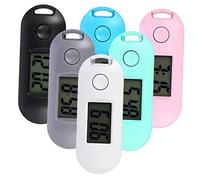 Homoyoyo Relojes Electrónicos De Bolsillo Luz Nocturna y Carcasa Abs, Paquete De 6 para Niños y Personal Médico En Trabajo y Estudio