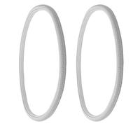 Homoyoyo Repuestos de Neumáticos Sólidos 20X1 3/8 Gris para Sillas de Ruedas Manuales Kit 2 Piezas Absorción de Impactos para Uso en Interiores y Exteriores