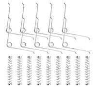 Homoyoyo Resortes de Repuesto para Tijeras de Podar 10 Resortes Cilíndricos Acero Inoxidable Accesorios para Podadora Manual Herramientas de Jardinería y Antioxidante para Jardín