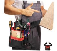 Homoyoyo riñonera técnico cinturones de herramientas para hombres Compacto bolsa electrica cinturón de herramientas bolsas de herramientas bolsa de herramientas para mujer tela oxford rojo