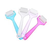 Homoyoyo Rodillo de Masaje Facial 4piezas Herramienta Rodillo Antiarrugas Masajeador Manual Cuidado Facial Autocuidado Casa