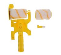 Homoyoyo Rodillo Pintura Multifuncional con Mango con Soporte Rodillos y Brochas Suaves para Pintar Paredes y Muebles Cepillo de Recorte sin Ángulos Muertos
