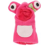 Homoyoyo Ropa de Invierno para Loros Roja Talla S Sudadera Cálida de Coral para Aves Traje de Calentamiento Ajustable para Pájaros Suministros de Invierno para Mascotas Capa Protectora