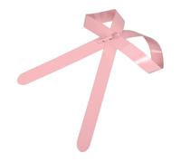 Homoyoyo Rosa Letrero Decorativo de Metal Forma de Lazo para Puerta