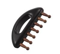 Homoyoyo Sandalwood Scalp Massager Comb Wide Tooth Wooden Hair Massage Tool For Head Neck Back Arms Smooth Polished Finish Compact Lightweight Design