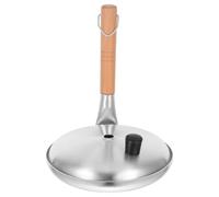 Homoyoyo Sartén Coreana para Padres E Hijos Antiadherente 16 CM con Mango Vertical y Tapa de Aluminio Sartén Pequeña para Huevos Tamagoyaki Apta para Inducción y Cocina Familiar
