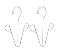 Homoyoyo Secador De Zapatos y Zapatero De Acero Inoxidable 8 Ganchos Plateado Resistente para Hogar y Organización De Calzado