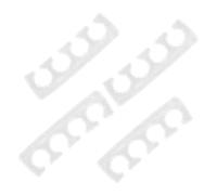 Homoyoyo Separadores De Dedos Para Pedicura De Silicona Traslúcida 2 Pares Reutilizables Para Mujer y Hombre Uso Casa y Salón