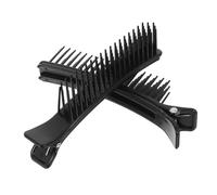 Homoyoyo Set De 2 Tijeras Multifuncionales Para Peluquería - Cortar - Teñir y Peinar Diseño Compacto Color Negro Ideal Para Mujeres y Profesionales Del Cabello