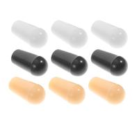 Homoyoyo Set de 9 Tapas y Perillas de Palanca para Guitarra Eléctrica, Interruptor de Tres Posiciones, Apto para Uso en Reparación y Personalización de Guitarra