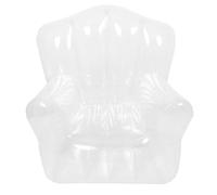 Homoyoyo Sofá Inflable Transparente Asiento Inflable Silla De Camping Muebles De Camping Sofá De Aire De PVC