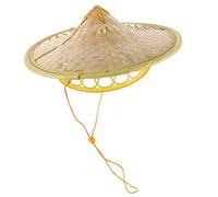 Homoyoyo sombrero de bambú Sombrero para mujeres ninjas Cosplay sombrero gorro hombre chapeus homem chapéu homem sombrero japonés sombrero de granjero tejido de bambú Khaki