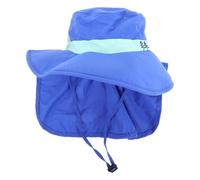 Homoyoyo Sombrero de Sol Infantil Ajustable y Transpirable para Playa Azul | Protección Solar, Diseño Portátil de Nailon, Adecuado para Pesca y Salidas al Aire Libre