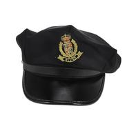 Homoyoyo Sombrero de uniforme marina Armada sombrero marino traje vestir real tapa gorras sombreros de fiesta de disfraces sombreros de botes poliéster Navy