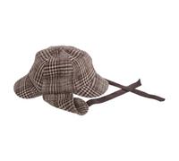 Homoyoyo Sombrero Estilo Detective Auténtico Diseño de Doble ala y Orejeras Ajustables de Disfraz para Adultos y Jóvenes para Eventos Cosplay y Actividades al Aire Libre
