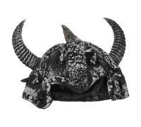 Homoyoyo Sombrero general de cuerno vikingo sombreros vikingos para hombre sombrero de cuerno de casco con cuernos casco vikingo adulto armadura vikinga Vinilo