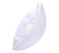 Homoyoyo Sombrero Tradicional para Hombre Blanco de Poliéster, Gorra Portátil y Cómoda Adecuado para Viajes y Reuniones de Verano Diseño Elegante y Artesanía Refinada