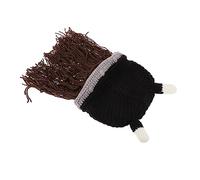 Homoyoyo Sombrero Vikingo De De Buey Para Fiestas Accesorio De Cosplay Decorativo Disfraz De Halloween Grande y Corta