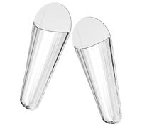 Homoyoyo Soporte de Pared para Tijeras 2 Piezas Organizador de Tijeras y Recortadoras Transparente Adhesivo Estante Compacto para Almacenamiento Interior Cocina y Hogar