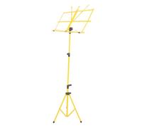 Homoyoyo Soporte de Partituras Soporte Metálico Ligero Guitarra y Accesorios Color Amarillo de Transportar y Almacenar