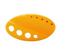 Homoyoyo Soporte de Silicona para Pigmentos y Portavasos de Tinta Amarillo, Estante Multifuncional para Herramientas de Maquillaje, Compatible Máquina y Bolígrafo, Adecuado para Salón y