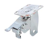 Homoyoyo Soporte Giratorio para Ruedas de 4 Pulgadas con Freno Bastidor de Acero Resistente para Objetos Pesados Soporte para Ruedas Giratorias con Bloqueo Adecuado para Muebles y