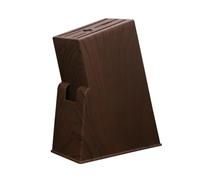 Homoyoyo Soporte para Cuchillos de Cocina Imitación de Madera Estante de Almacenamiento para Utensilios de Corte Base Estable para Encimera Organizador Práctico para Cuchillos y Tijeras