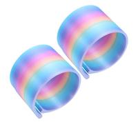 Homoyoyo Soporte para Rodillo de Lienzo Pequeño y Colorido, Herramienta de Pintura Gemas de Imitación, Organizador Portátil para Rodillos de Tela, Accesorio para Arte DIY y Almacenamiento