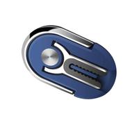 Homoyoyo Soporte para Teléfono de Coche Ovalado Azul, Rotación 360° y Uso | Rejilla de Ventilación, Mano, Plástico, Antideslizante, Navegación para Móvil y Celular