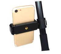 Homoyoyo Soporte para Teléfono Selfie Cierre de Seguridad Clip Doble Agujero Negro Compacto y Ligero Pack de 3 Unidades para Uso Exteriores y