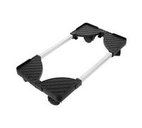 Homoyoyo Soporte Torre PC Móvil con Ruedas Giratorias Base Resistente para CPU bajo Escritorio Negro para Oficina y Hogar