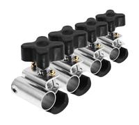Homoyoyo Soportes Aplicables de Mesa para Silla de Ruedas, 4 Piezas, Abrazadera de Metal para Bandeja de Comedor, Fijación Estable