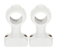 Homoyoyo Soportes de Barra de Cortina de Madera 28 Cm Resistentes Soporte Central para Cortinas de Ventana Montaje en Pared 2 Piezas Uso Doméstico Sencillo y Estable