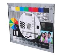 Homoyoyo Tabla de Prueba para CCTV 40X30 CM Tarjeta de Calibración de Lentes y Ajuste de Enfoque para Monitor Herramienta Profesional para Calibración de Color y Calidad de Imagen en