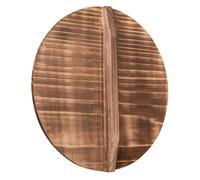 Homoyoyo Tapa De Wok De Madera Maciza Tapa De Olla De Madera Redonda Resistente Al Calor Para Uso Doméstico Cocina