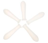 Homoyoyo Tapas Cuentagotas Graduadas de Vidrio 2Ml 5 Unidades Silicona Flexible para Laboratorio y Pipetas de Precisión Color Aleatorio