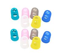 Homoyoyo Tapas De Silicona Para Los Dedos De Guitarra y Ukelele - Protectores Para y Principiantes - Tamaño L Ideal Para Aprender a Tocar Con Comodidad y Protección