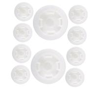 Homoyoyo Tapón para Bidón Industrial de 200l Rosca Externa, Plástico Resistente, Paquete de 10 Unidades, Tapa de Sellado para Barriles de Aceite y Agua, Compatible Tambores de Polietileno