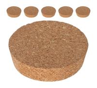 Homoyoyo Tapones de Corcho para Botellas y Frascos de Vidrio, Cierres Cónicos Resistentes para Jarrones Hidropónicos y Macetas de Jardín Interior (6 Piezas)