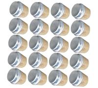 Homoyoyo Tapones de Madera para Botellas Grandes 20 Unidades Tapón Aislante Reutilizable para Hervidor de Agua Termal Reemplazo de Tapón de Botella Grande Sellado Térmico para Cocina y